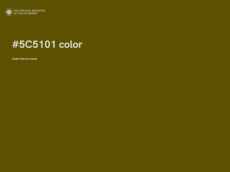 #5C5101 color image