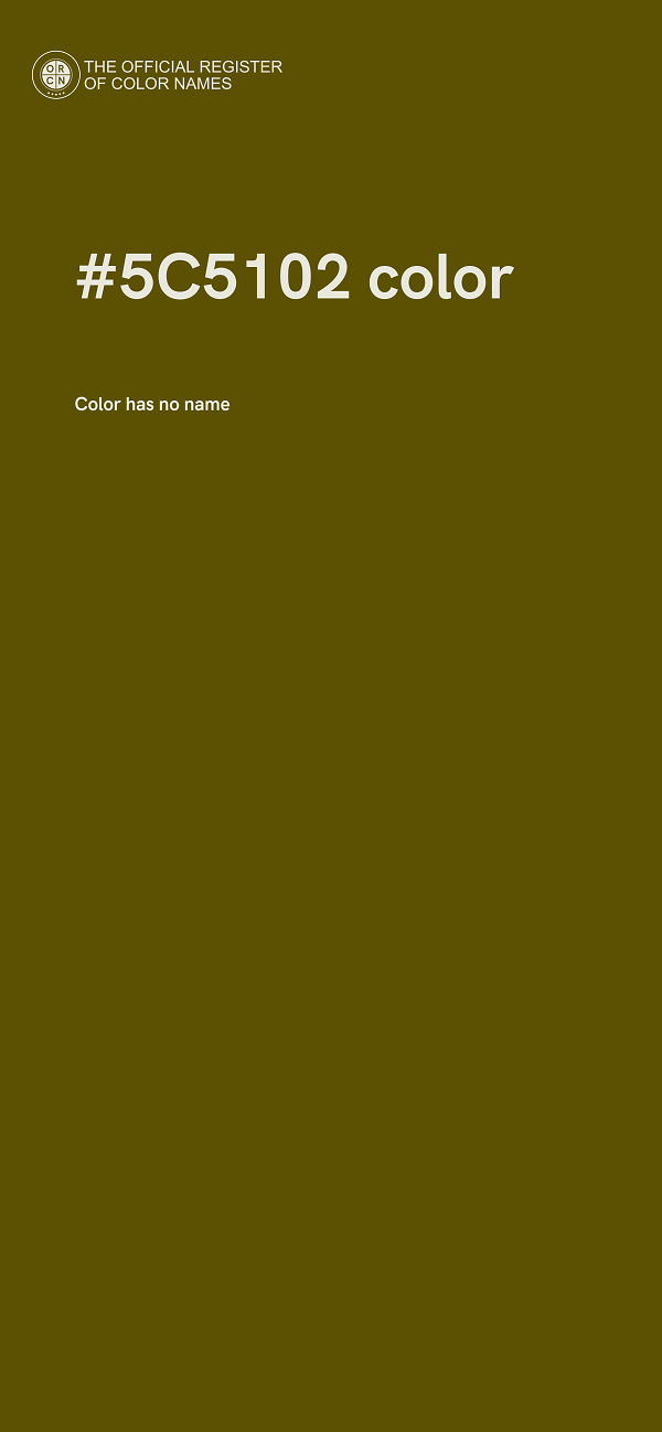#5C5102 color image