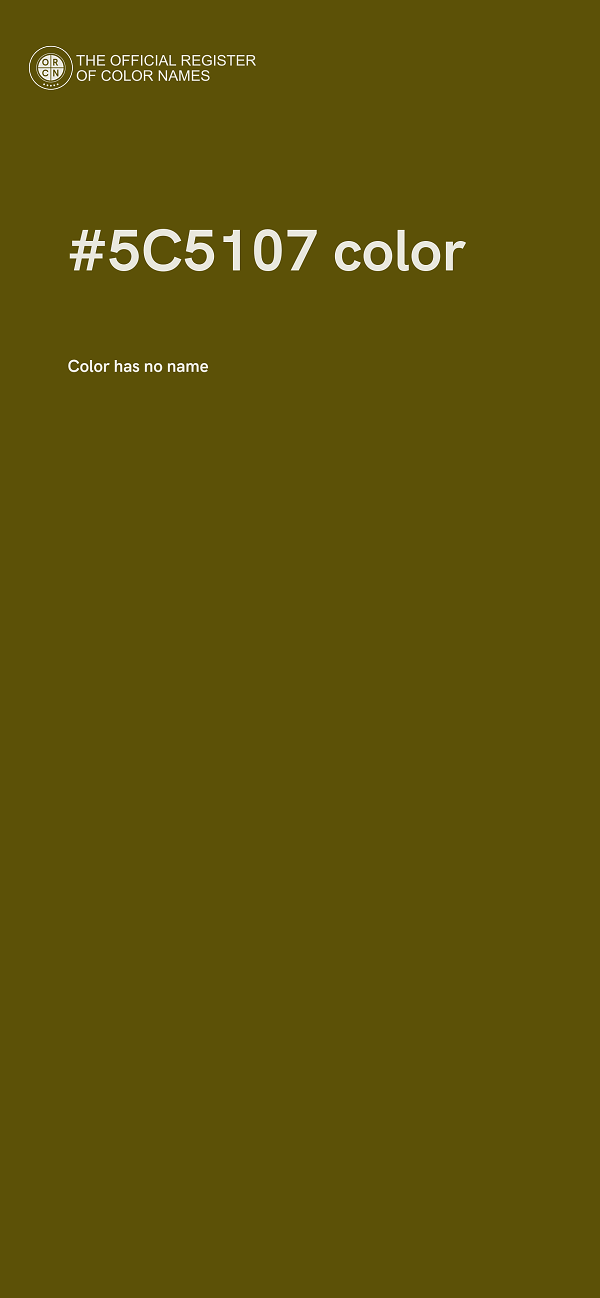 #5C5107 color image