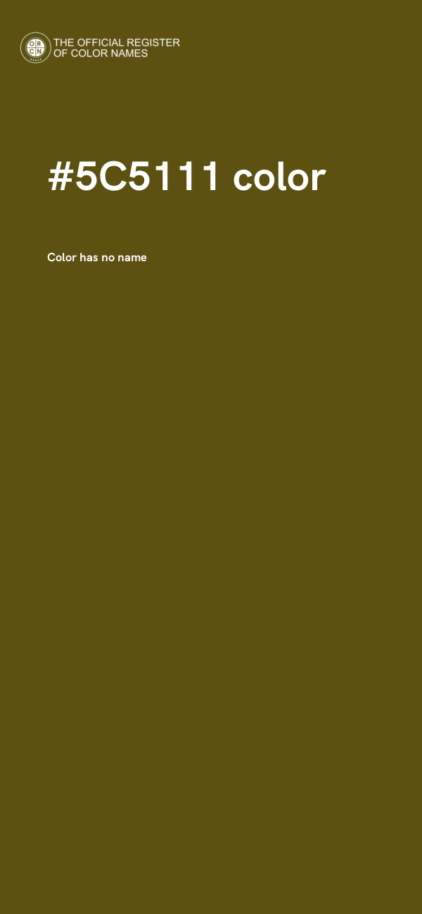 #5C5111 color image