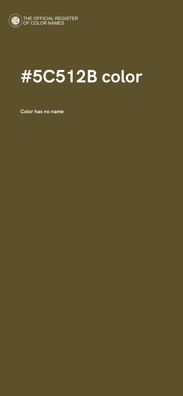 #5C512B color image