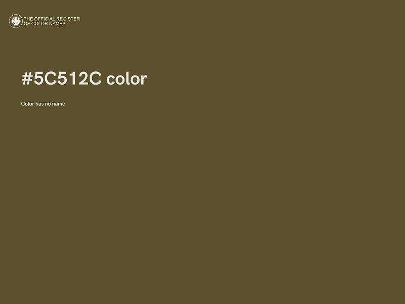 #5C512C color image