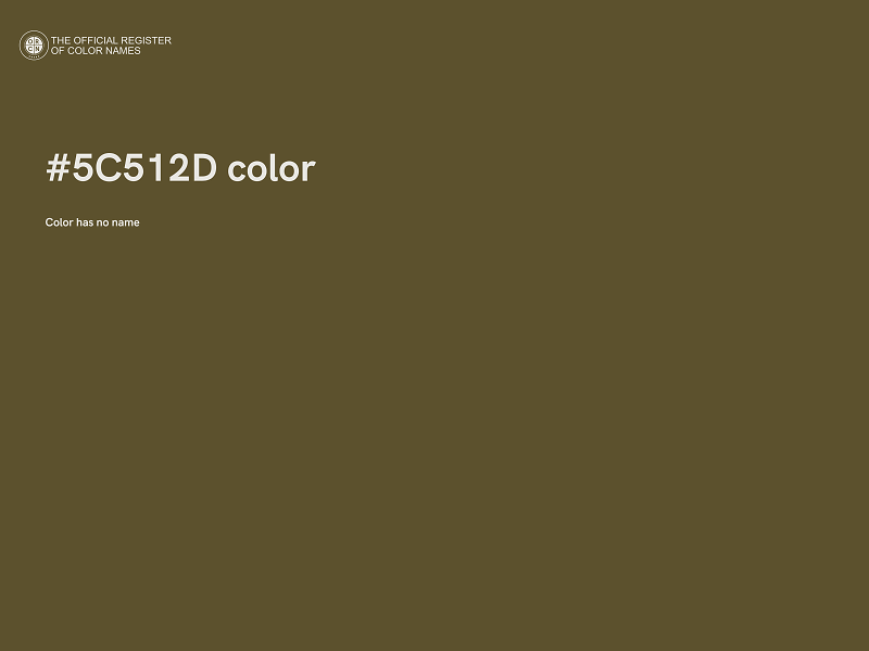 #5C512D color image