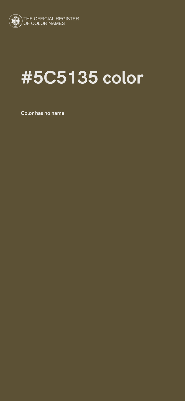 #5C5135 color image