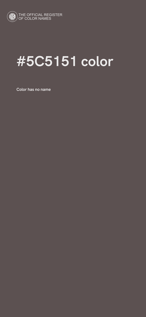#5C5151 color image