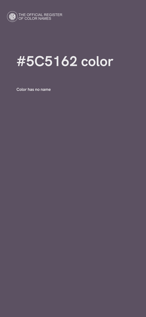 #5C5162 color image