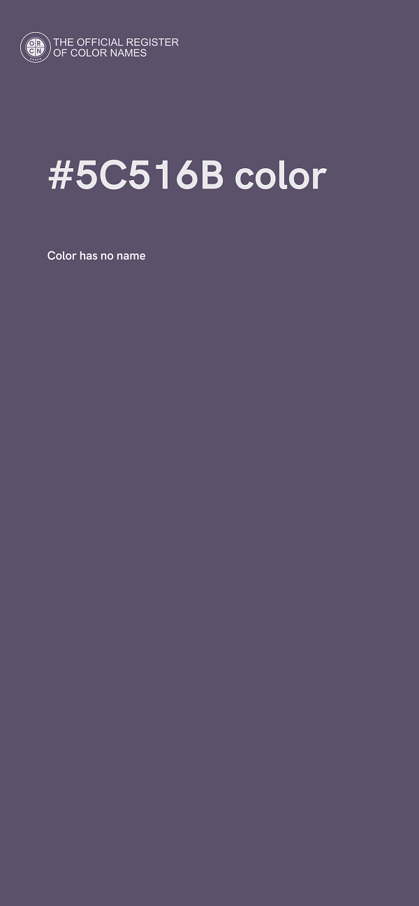 #5C516B color image