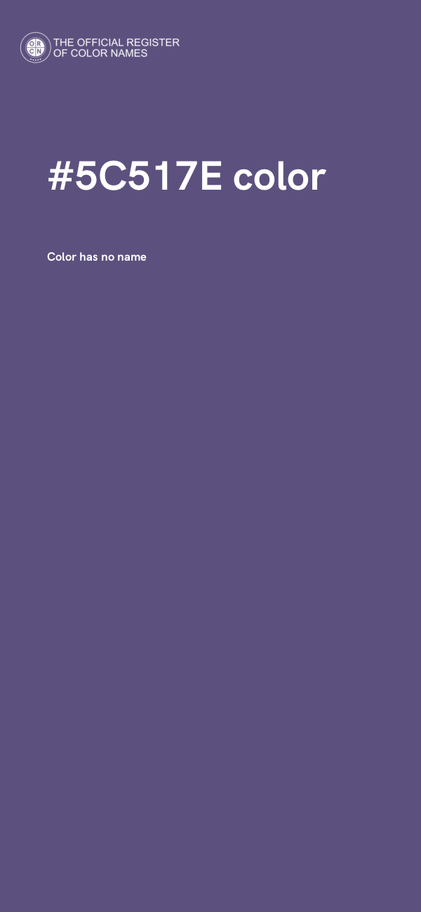 #5C517E color image