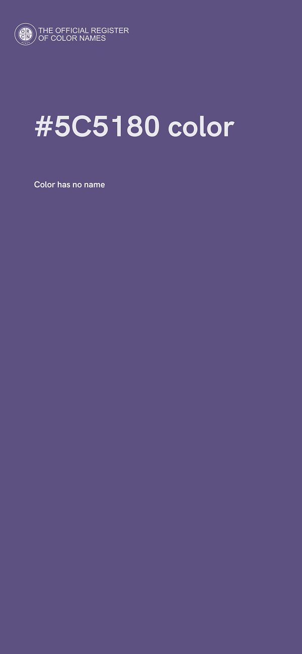 #5C5180 color image