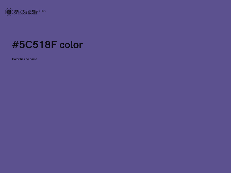 #5C518F color image