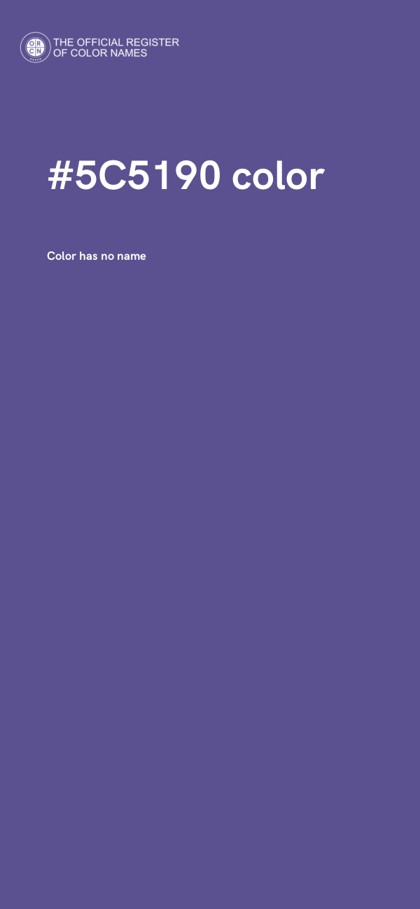 #5C5190 color image