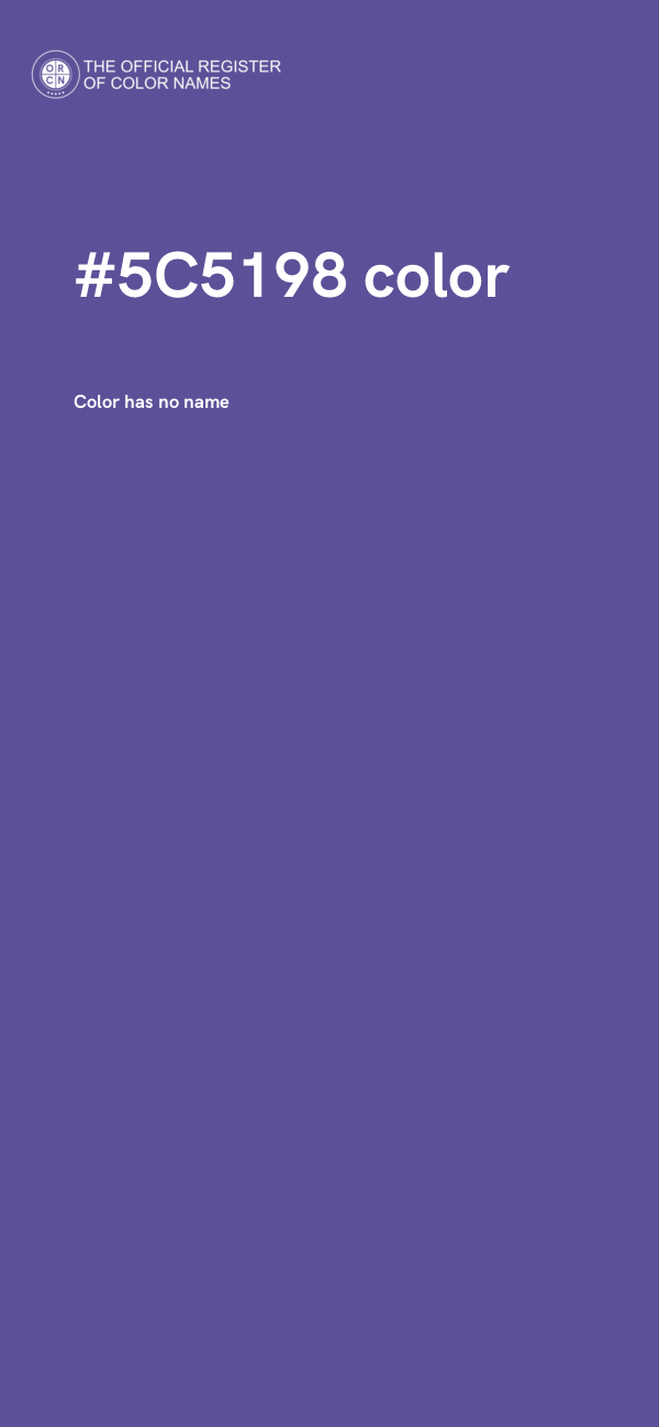 #5C5198 color image