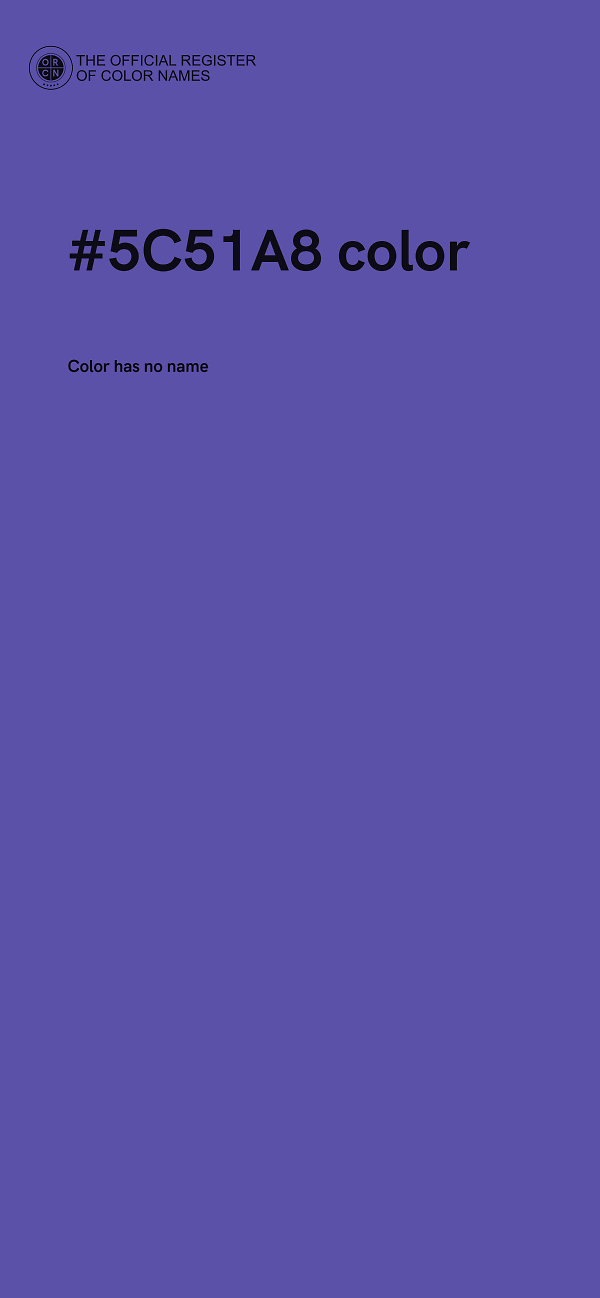 #5C51A8 color image