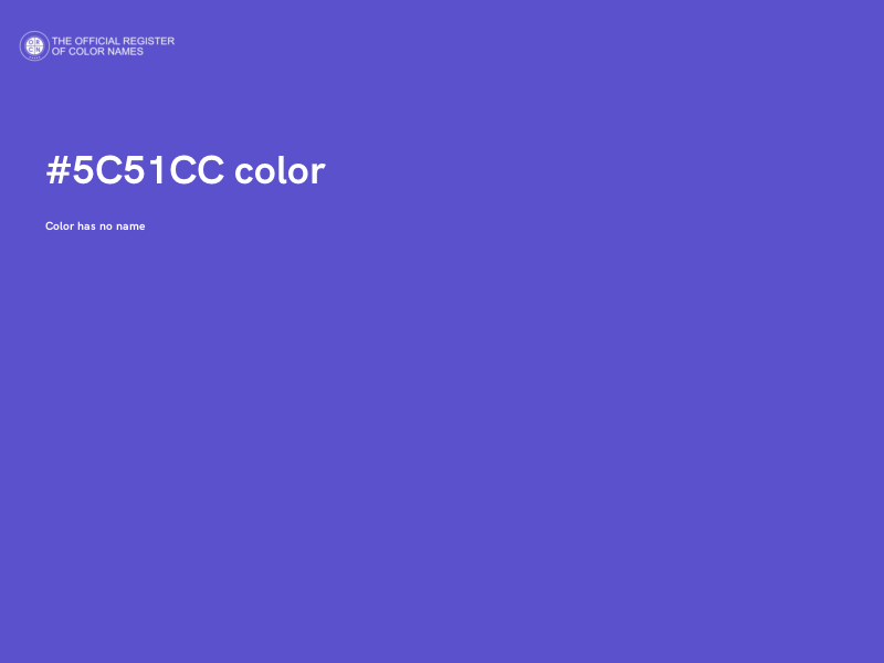 #5C51CC color image