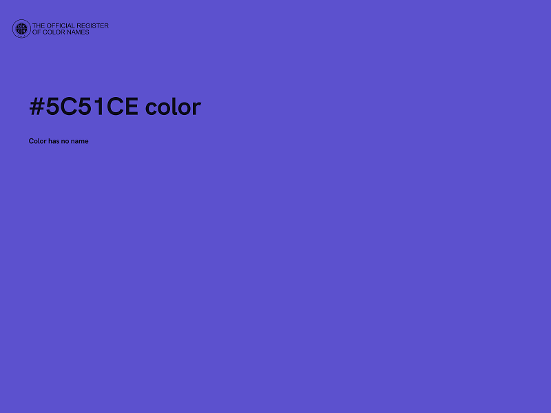 #5C51CE color image