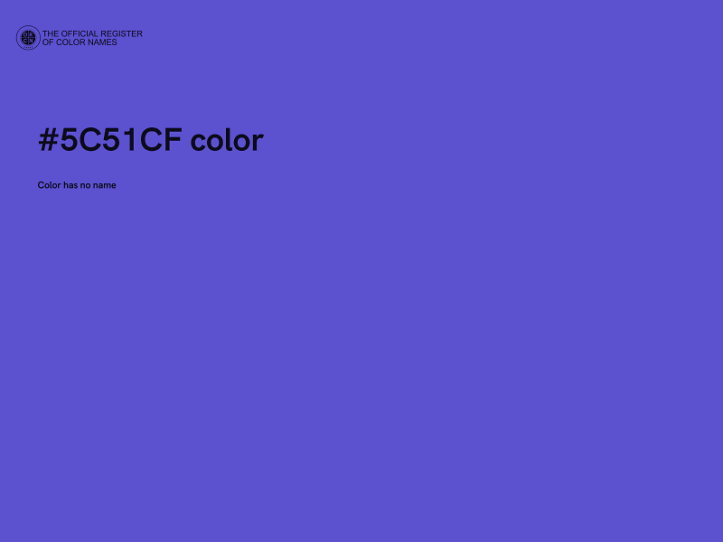 #5C51CF color image