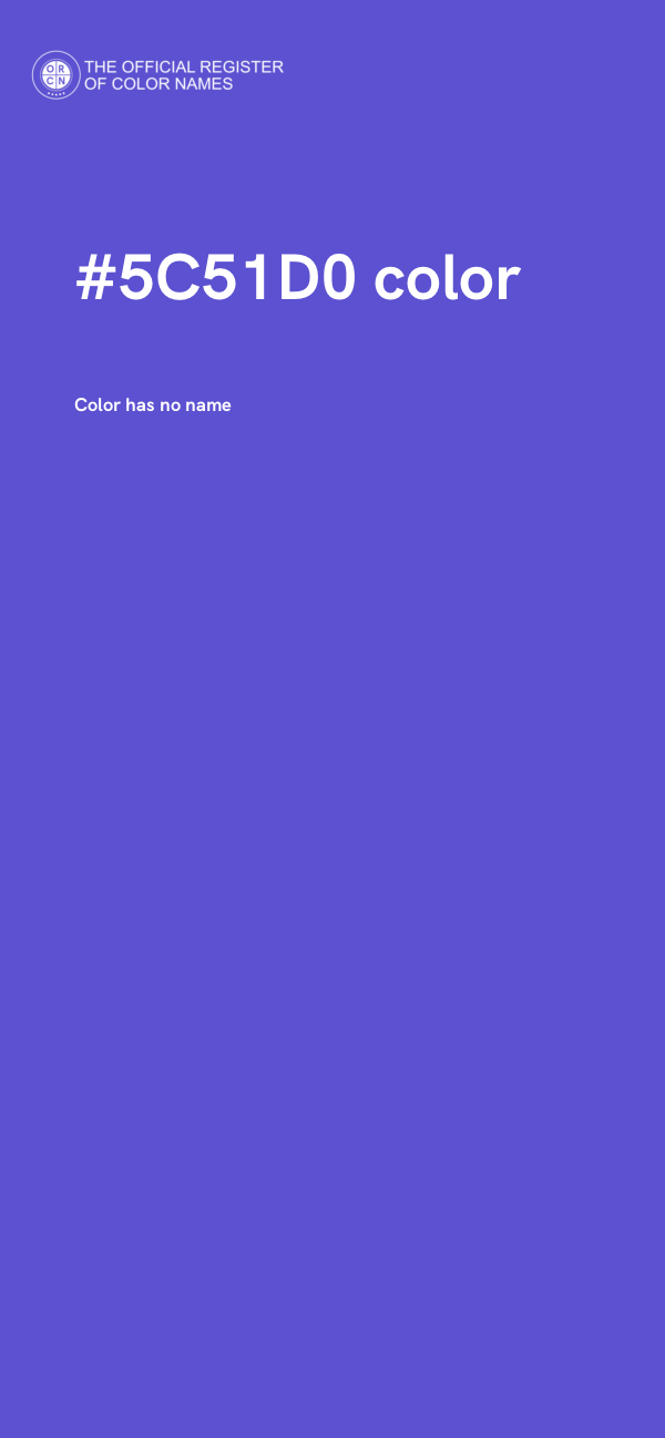 #5C51D0 color image