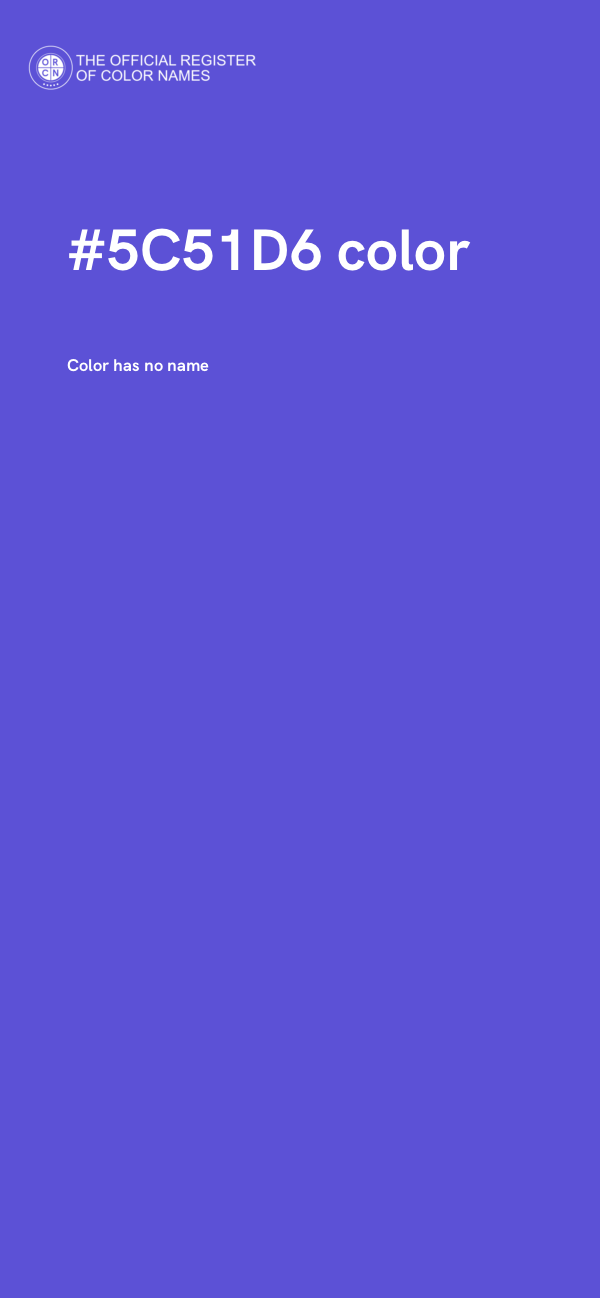 #5C51D6 color image