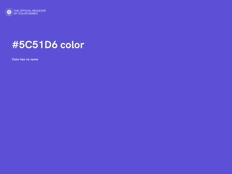 #5C51D6 color image