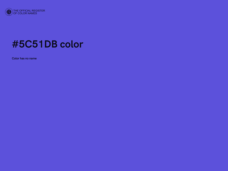 #5C51DB color image