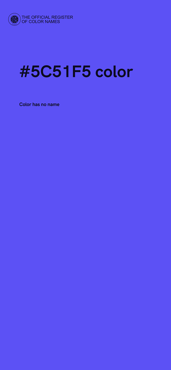 #5C51F5 color image