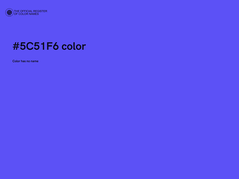 #5C51F6 color image