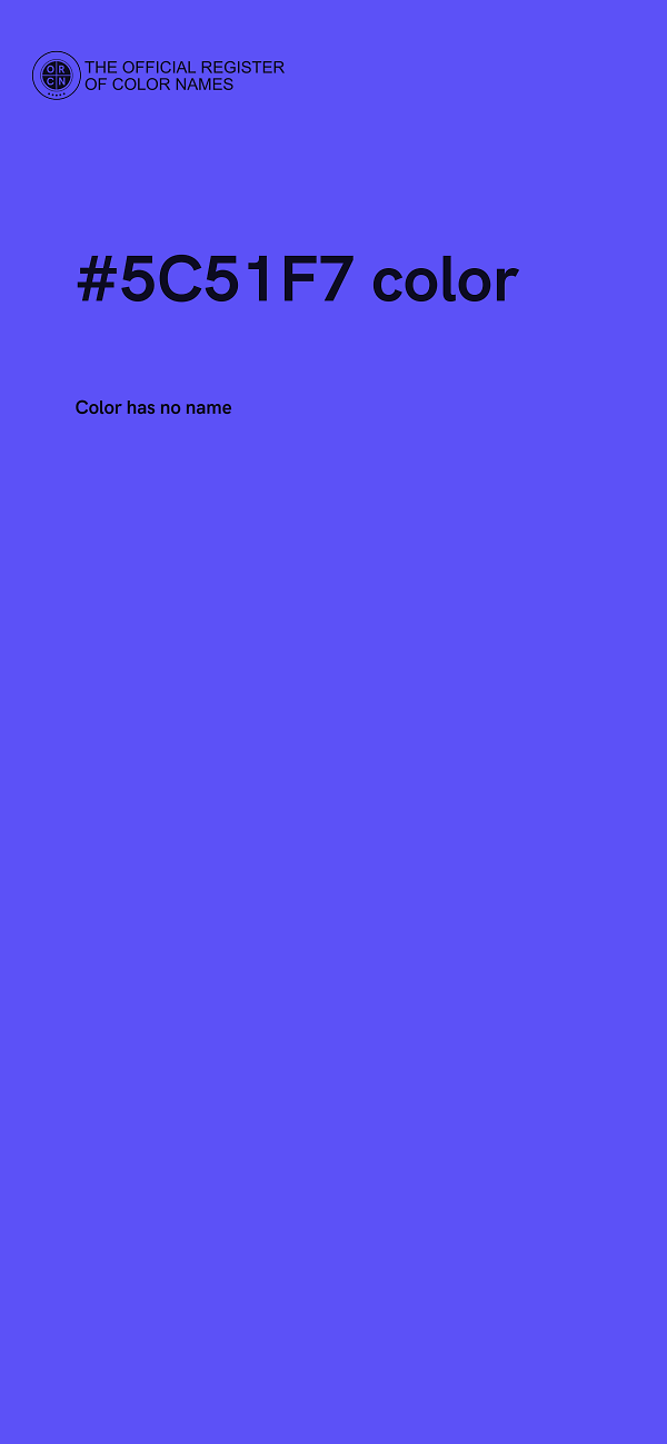 #5C51F7 color image