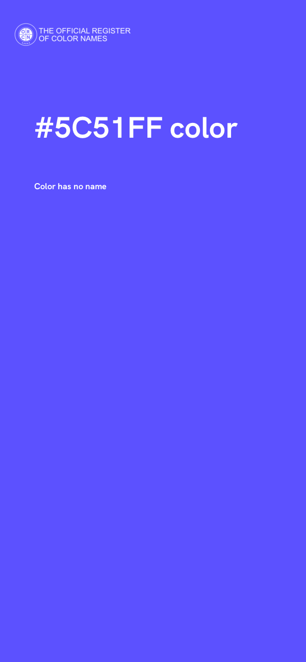 #5C51FF color image