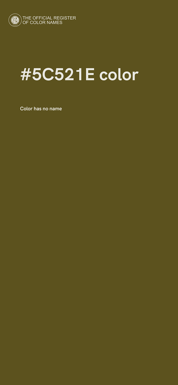 #5C521E color image