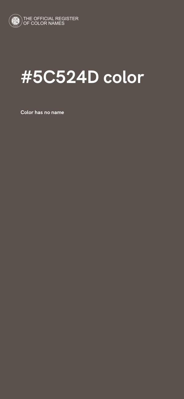#5C524D color image