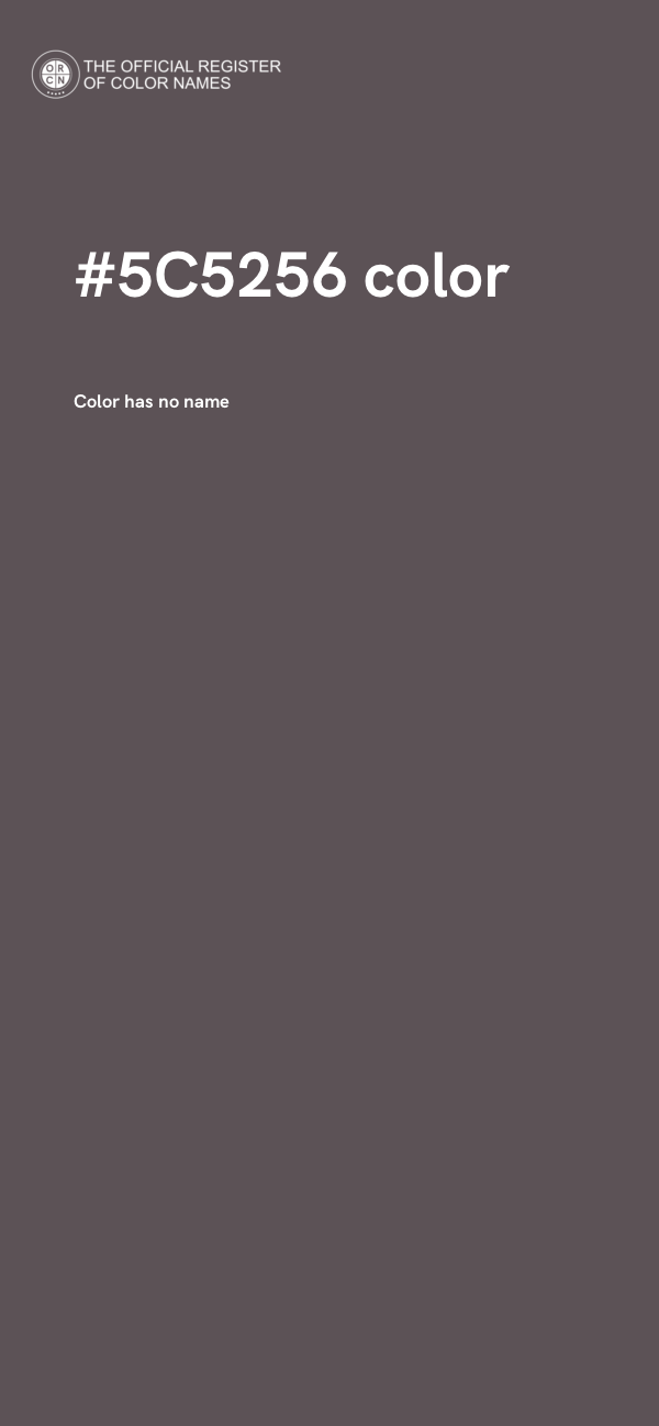 #5C5256 color image