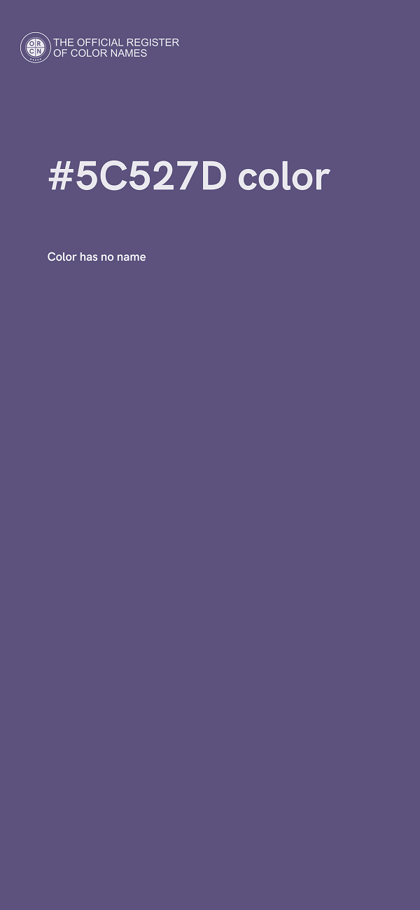 #5C527D color image
