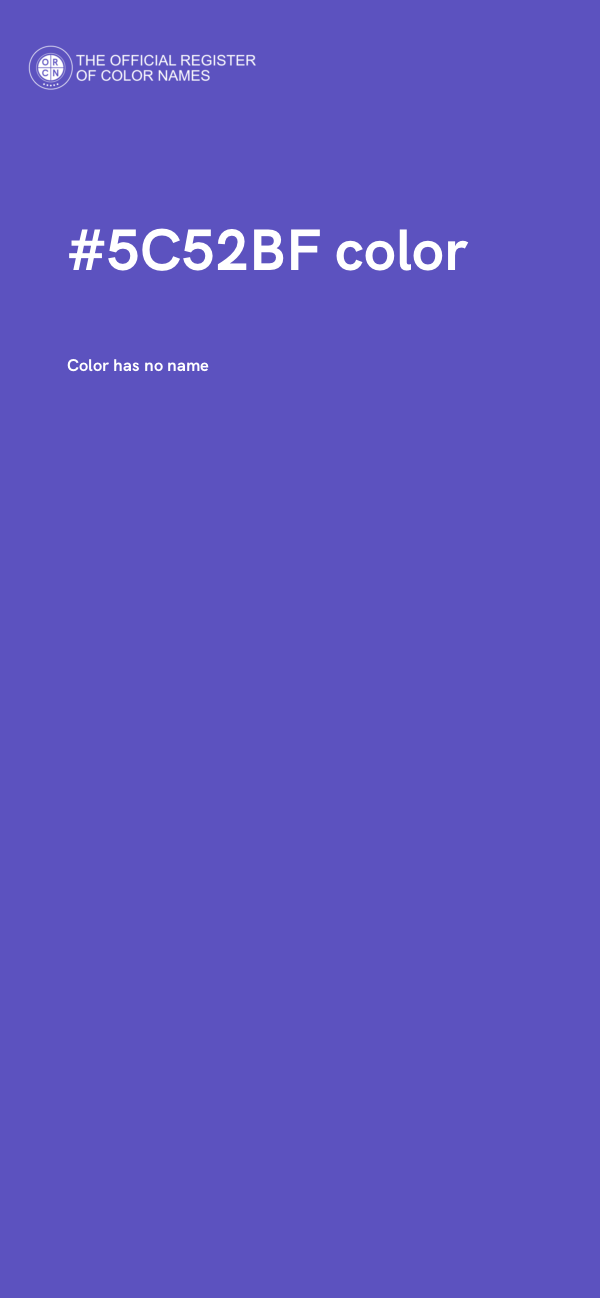 #5C52BF color image