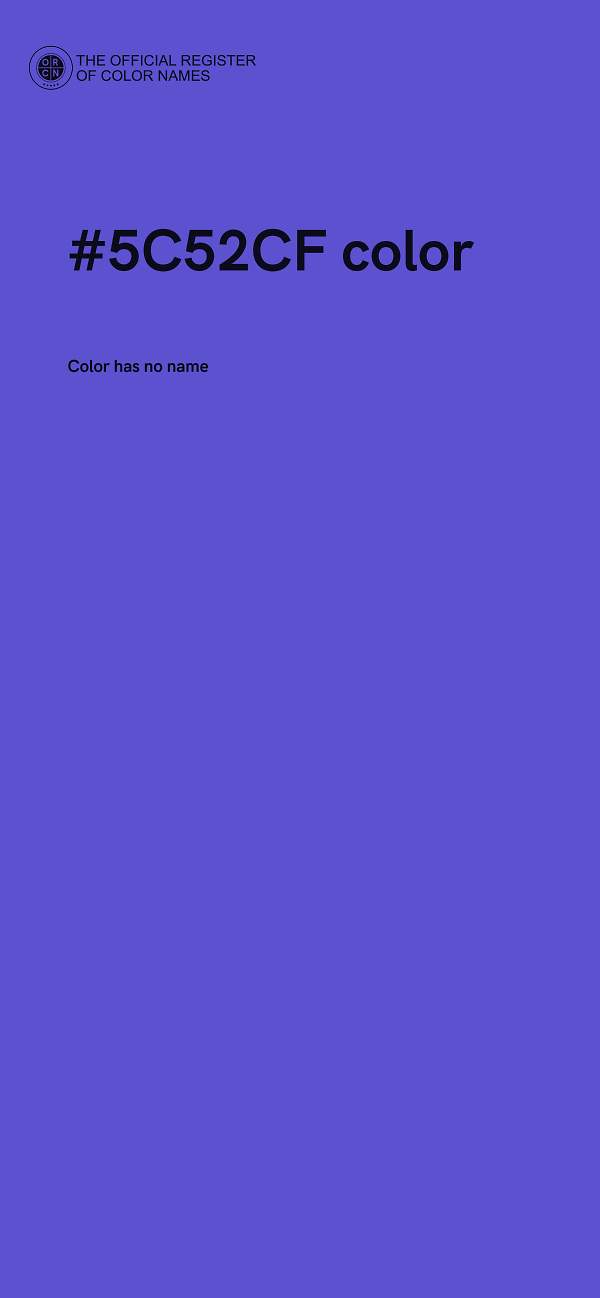 #5C52CF color image