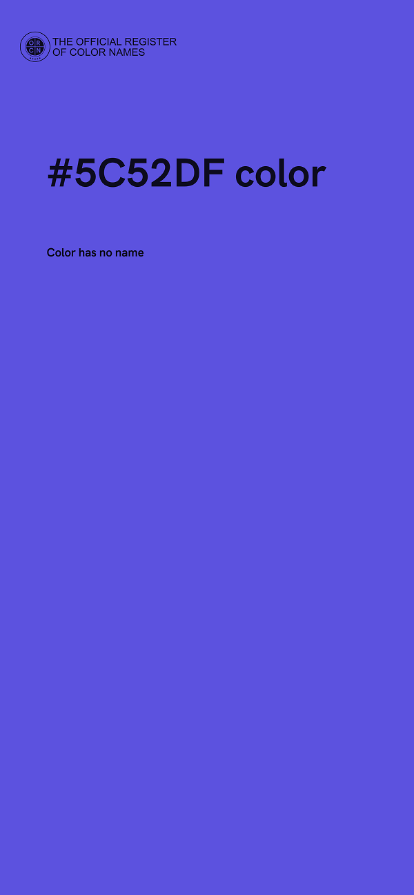 #5C52DF color image
