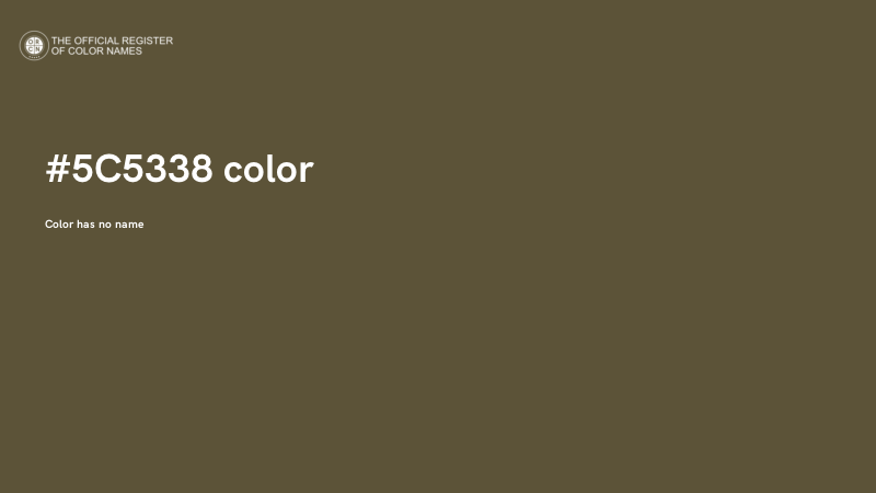 #5C5338 color image