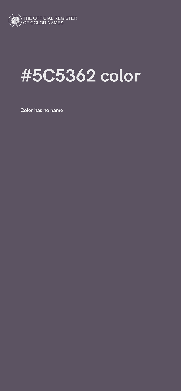 #5C5362 color image