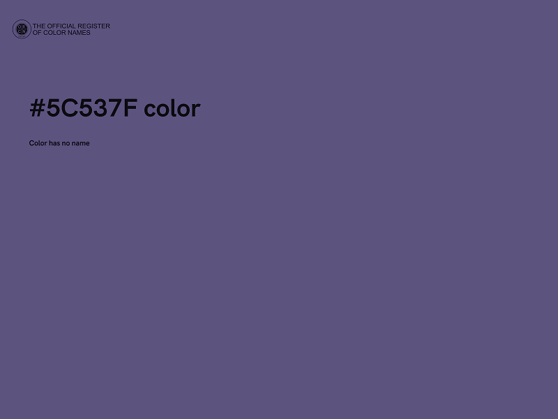 #5C537F color image