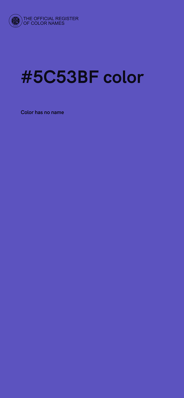 #5C53BF color image