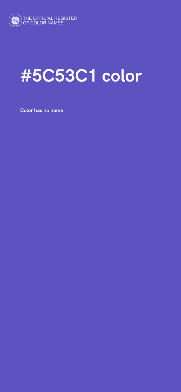 #5C53C1 color image