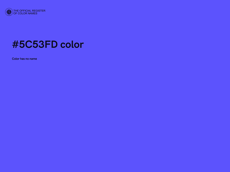 #5C53FD color image