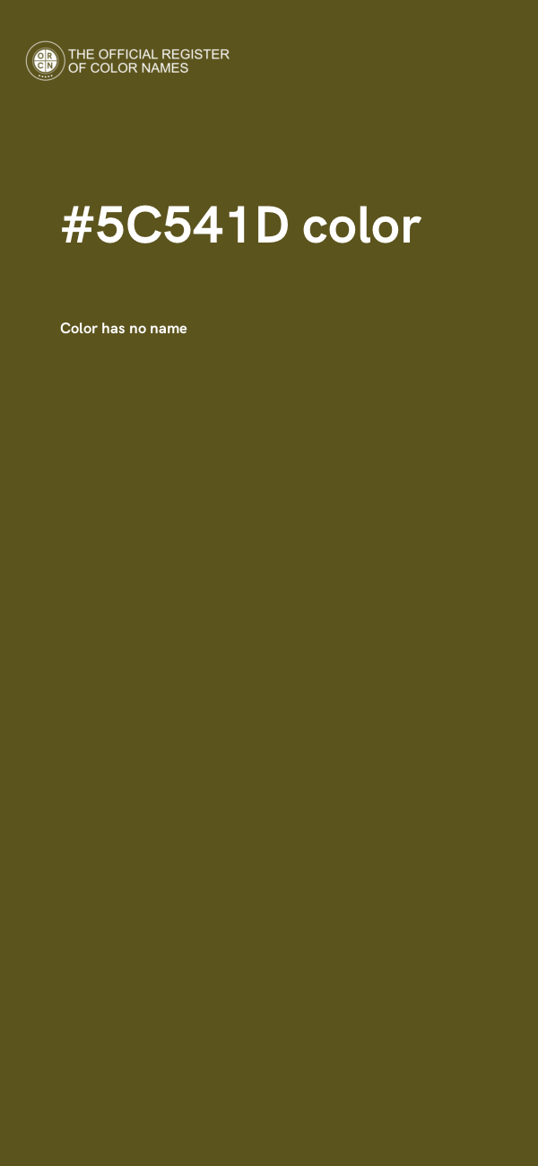 #5C541D color image
