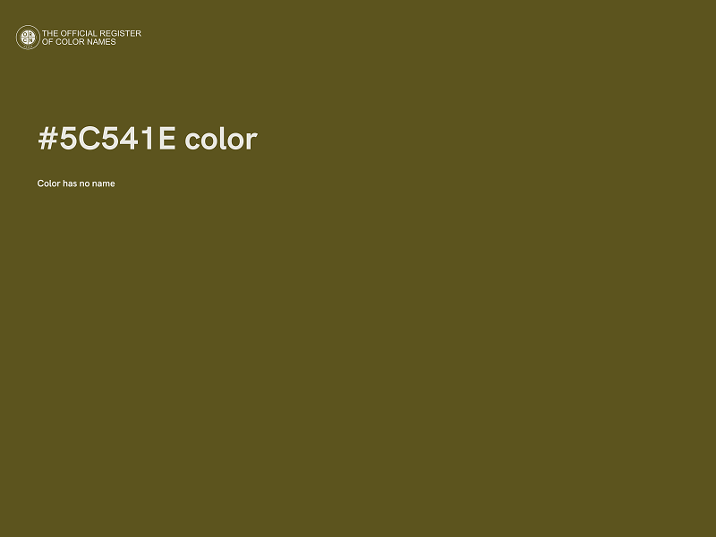 #5C541E color image