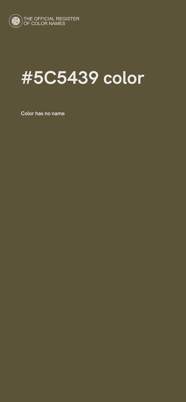 #5C5439 color image
