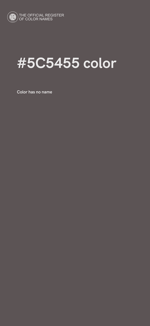 #5C5455 color image