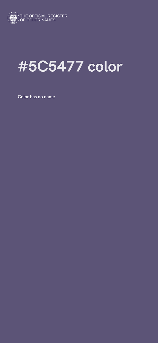 #5C5477 color image