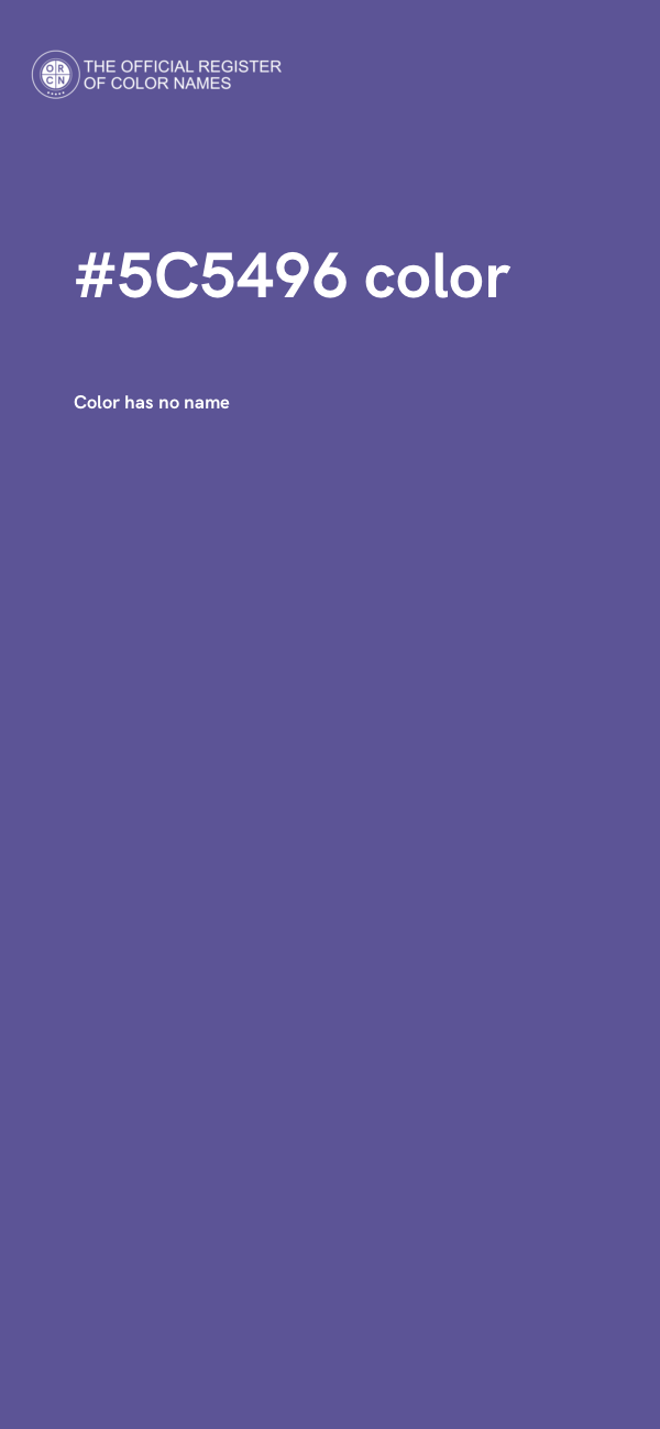 #5C5496 color image
