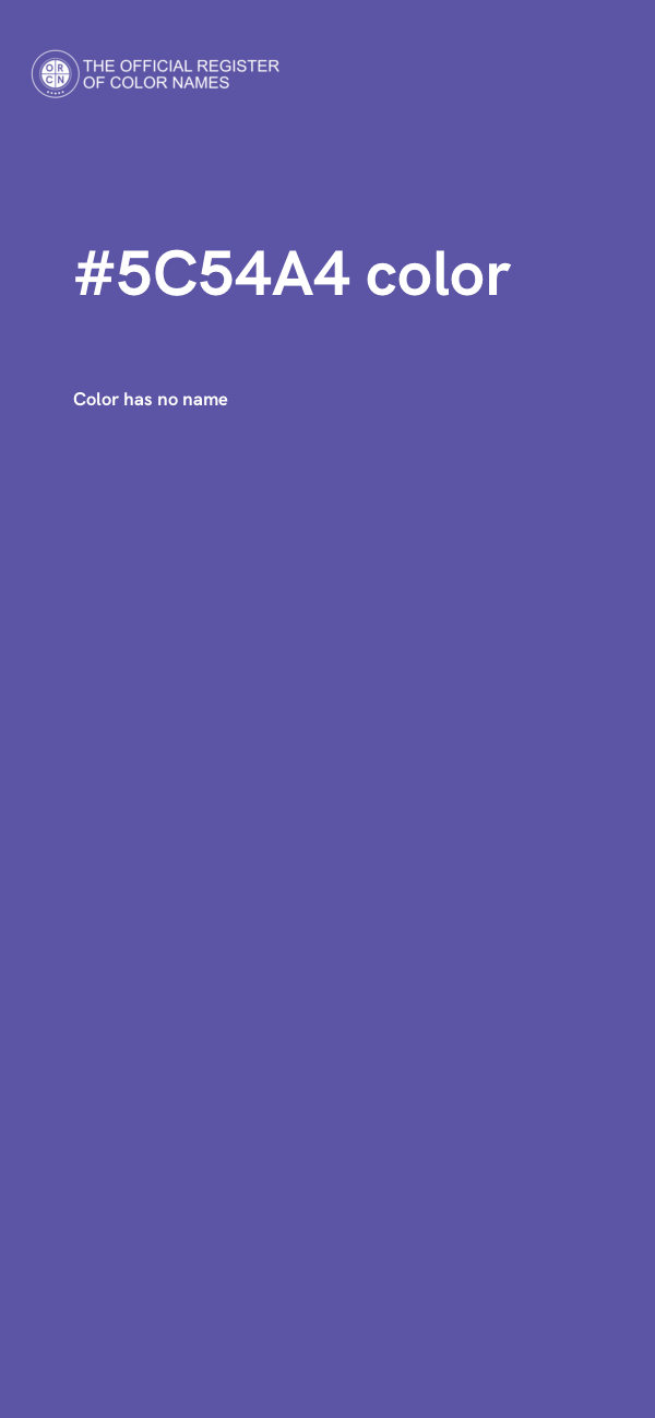 #5C54A4 color image