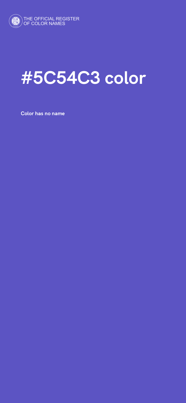 #5C54C3 color image