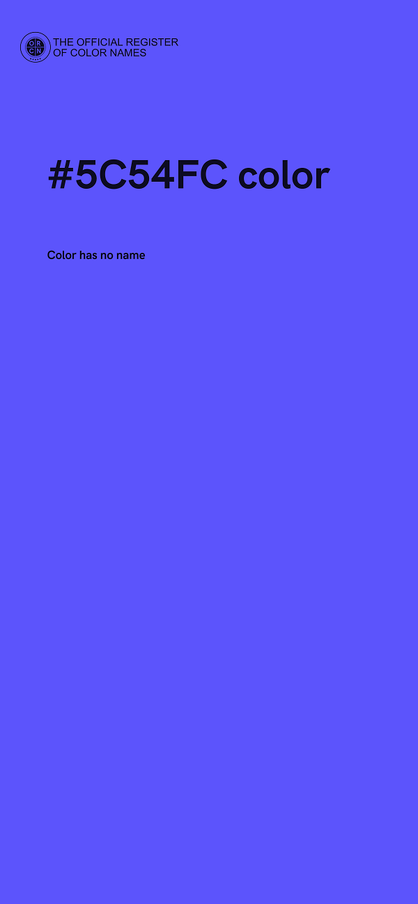 #5C54FC color image